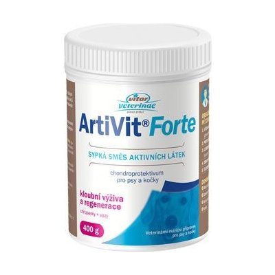 Vitar Veterinae ArtiVit Forte prášek 400 g – HobbyKompas.cz Vitar Veterinae ArtiVit Forte prášek 400 g – HobbyKompas.cz