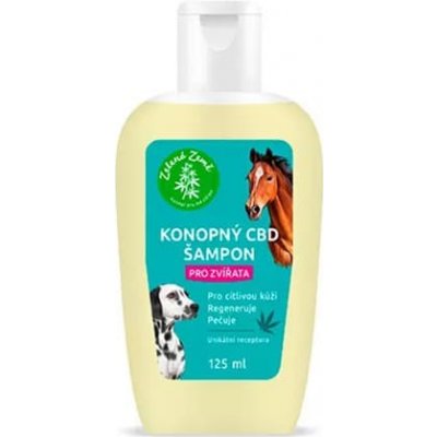 Zelená Země CBD šampon pro zvířata 125 ml – Hledejceny.cz