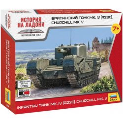 Zvezda Wargames WWII Churchill 6294 1:100