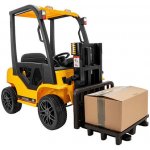 Mamido elektrický vysokozdvižný vozík JCB žlutá – Sleviste.cz