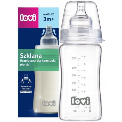 Lovi Láhev skleněná 250 ml – Hledejceny.cz