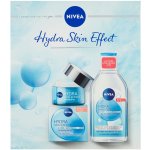 Nivea Hydra Skin Effect denní gelový krém 50 ml + micelární voda 400 ml dárková sada – Zbozi.Blesk.cz