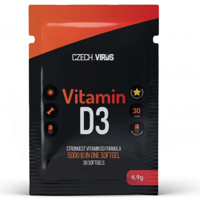 Czech Virus Vitamin D3 30 kapslí – Zboží Mobilmania