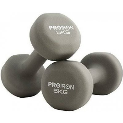 PROIRON Neoprene Dumbell Jednoruční činky 2 x 5 kg – Hledejceny.cz