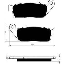 Brzdové destičky GOLDFREN 014 S3
