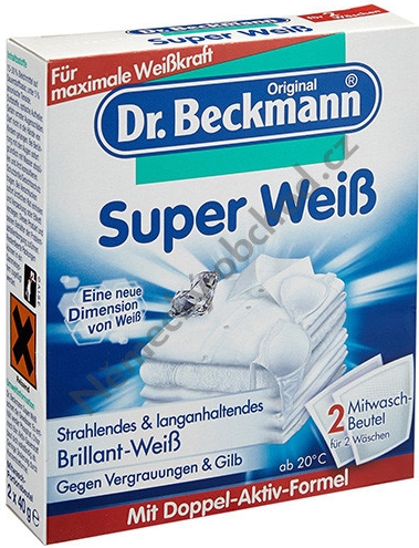 Dr. Beckmann SUPER WEISS UBROUSKY NA BĚLENÍ PRÁDLA 2 KS alternativy -  Heureka.cz