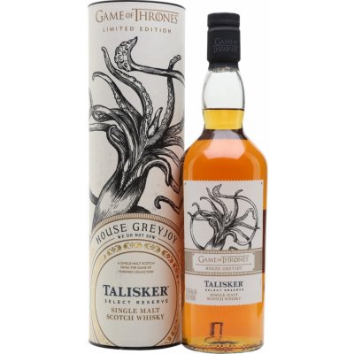 Talisker Select Reserve Game of Thrones House Greyjoy 45,8% 0,7 l (tuba) – Zboží Mobilmania