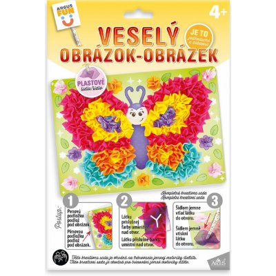 ARGUS Kreativní tvoření veselý obrázek motýl 19320002 – Zboží Dáma
