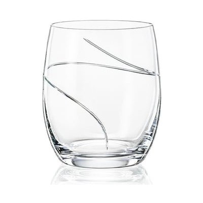 Crystalex Bohemia Crystal Sklenice na nealko whisky a rum Club Up leštěný 2 x 300 ml – Zboží Mobilmania