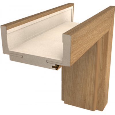 Naturel obložková zárubeň 80 cm pro tloušťku stěny 12-14 cm jilm levá O3J80L – HobbyKompas.cz