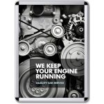 Jansen Display Klaprám 500 x 700 mm oblý roh profil 32 mm 545 x 745 mm – Zboží Dáma