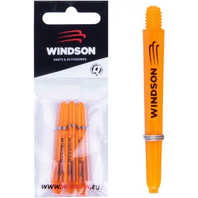 Sada náhradních nylonových násadek Windson NYLON SHAFT SHORT 3 KS Oranžová,Černá – Zbozi.Blesk.cz
