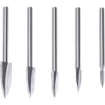 AIBAOBAO Nástroje pro řezbářství, 5dílná gravírovací nástroj s stopkou 1/8" pro řezbářství a – Sleviste.cz