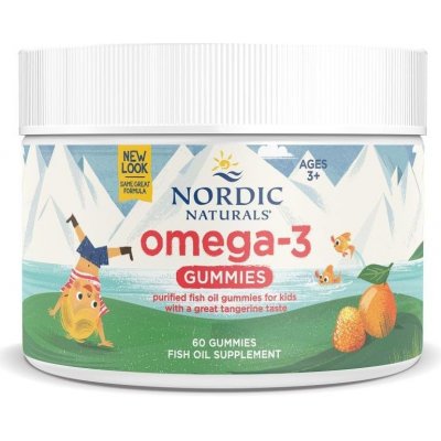 Nordic Naturals Omega 3, gummies mandarinka 60 gummies – Hledejceny.cz