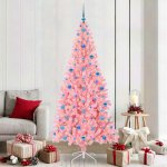 vidaXL Vánoční stromeček Růžová 210 cm PVC – Hledejceny.cz