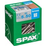Spax Terasový vrut T-Star Plus, ø 5 × 50 mm, drážka: TX25, 60 ks 4507000500507 – Hledejceny.cz