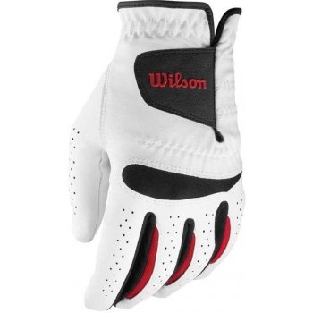 Wilson Feel Plus Mens Golf Glove Pravá bílá ML