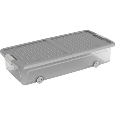 KIS W BOX UNDERBED L 35L 79 x 39 x 17 cm transparentní/šedé víko – Zboží Dáma