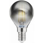 GTV Dekorativní LED , FILAMENT, Šedá, G45, 1800K, E14, 4,0W, 200lm, AC220-240V, 360° – Hledejceny.cz