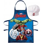 Euroswan Dětská zástěra s kuchařskou čepicí Avengers Marvel – Zboží Dáma