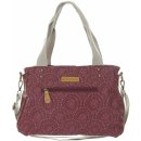 Brakeburn Circles Handbag burgundy