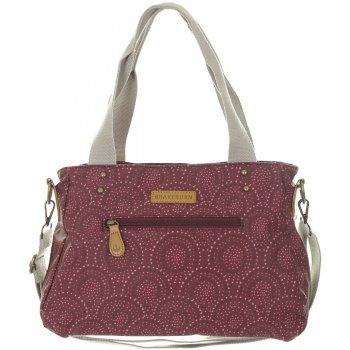 Brakeburn Circles Handbag burgundy