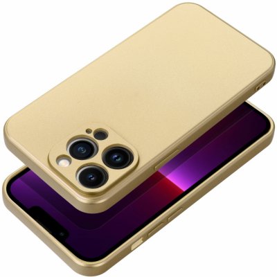 Pouzdro Case4Mobile Metallic iPhone 14 Pro, zlaté – Zboží Mobilmania