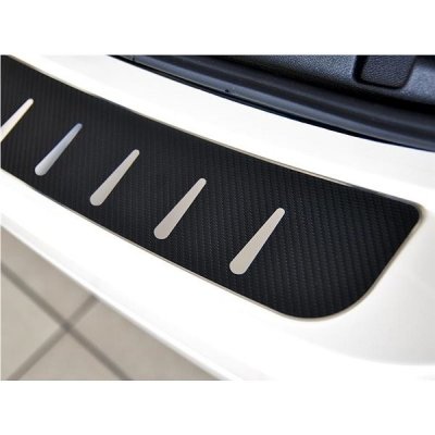 Alu-Frost Kryt prahu pátých dveří - nerez+karbon folie BMW X1 facelift – Zboží Mobilmania