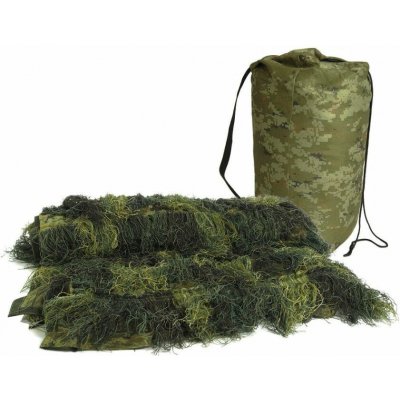 Mil-tec Síť s třásněmi Ghillie Suit woodland – Hledejceny.cz