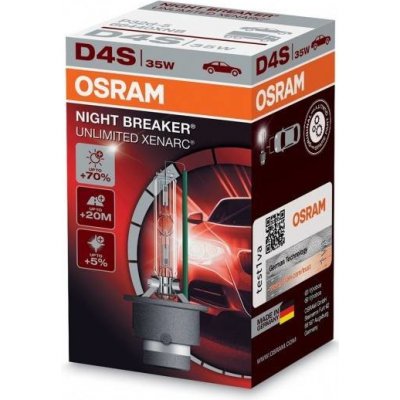 Xenonová výbojka D4S OSRAM NIGHT BREAKER LASER + 200%