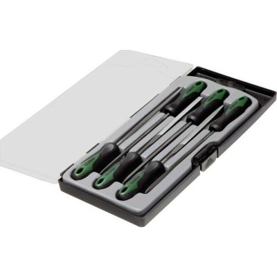Pilníky jehlové, 100 mm 6-dílná sada, STALCO – Sleviste.cz