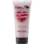 I Love Strawberries Cream sprchový peeling 200 ml – Zbozi.Blesk.cz