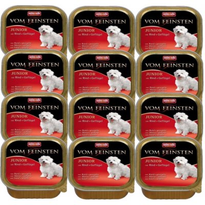 Animonda Vom Feinsten Junior Dog hovězí a drůbeží 12 x 150 g – Zboží Mobilmania