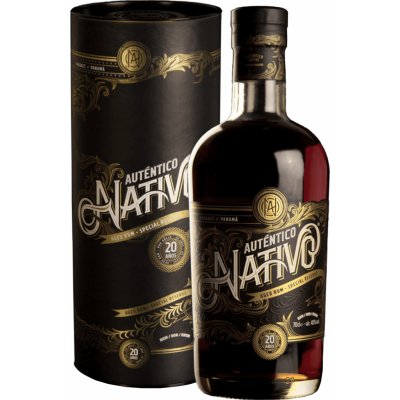 Auténtico Nativo 20y 40% 0,7 l (tuba) – Sleviste.cz