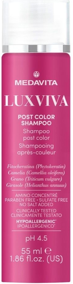 Medavita Luxviva Post color šampon na barvené vlasy 55 ml