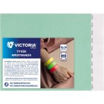 VICTORIA Identifikační náramky, 3/4, tyrkysová, tyvek VICTORIA ,balení 100 ks 437911 – Zboží Dáma