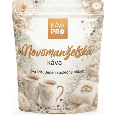 KávaPRO Novomanželská zrnková 250 g – Hledejceny.cz
