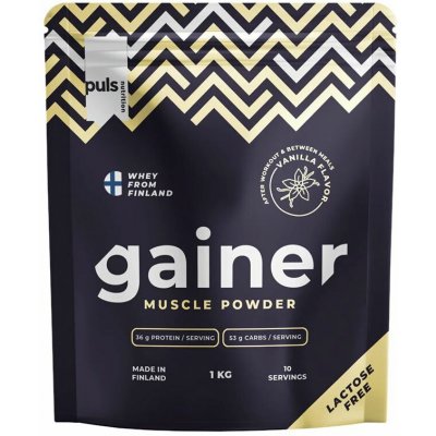 PULS nutrition Gainer Lactose Free 1000 g – Zboží Mobilmania
