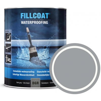 Vodotěsný pružný elastický těsnící nátěr Rust-Oleum Fillcoat Barva: Světle šedá (Light Grey), Balení: 1 L