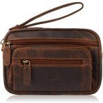 Paolo Peruzzi pánská kožená etue vintage hnědá – Zbozi.Blesk.cz