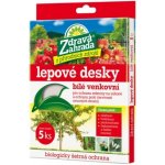 Maják ostaní Lepové desky ZDRAVÁ ZAHRADA bílé na pilatky 15x20cm 5 ks – Sleviste.cz