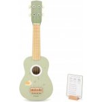 Viga Dřevěné ukulele zelené 4strunné s notami – Zbozi.Blesk.cz