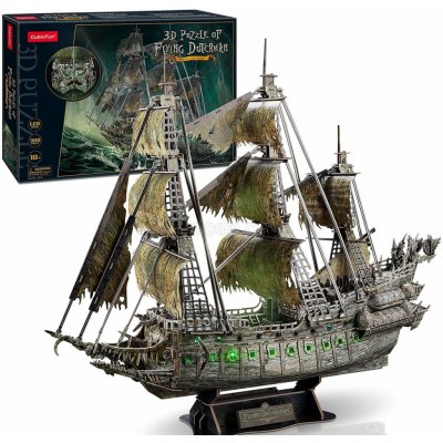 CubicFun 3D puzzle svítící Flying dutchman 360 ks