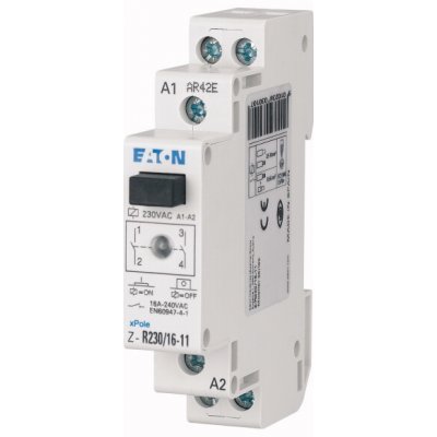 EATON Relé Z-R230/16-20 16A instalační, 2 spínací kontakty ICS-R16A230B200 – HobbyKompas.cz