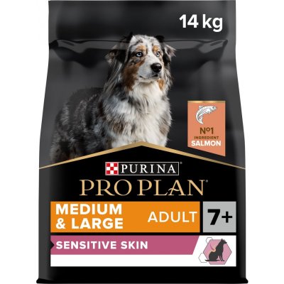Pro Plan Medium & Large Adult 7+ Sensitive Skin losos 14 kg – Sleviste.cz
