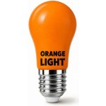 UVtech LED žárovka, 3W E27, oranžová bez obsahu modré – Zboží Dáma