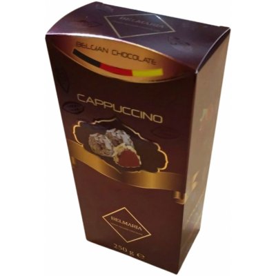 Selllot Belmaria lanýže mléčné Cappuccino s hoblinkami z bílé čokolády 250 g – Zboží Dáma