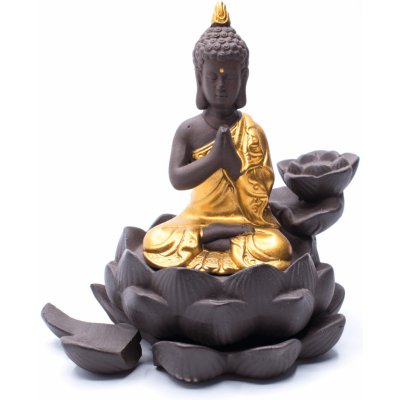 Ancient Wisdom Stojánek na vonné kužely Tekoucí dým Buddha – Hledejceny.cz