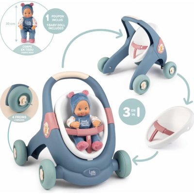 Smoby Interaktivní SMOBY Little Walker 3v1 Pushher – Zboží Mobilmania