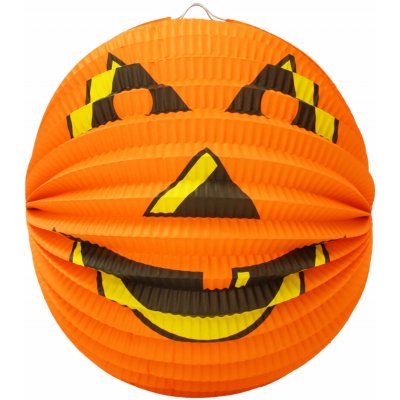 Lampion 25cm kulatý HALLOWEEN dýně Luma – Zboží Dáma